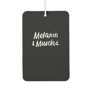 Melanin und Muskeln Schwarz ist ein wunderschönes Autolufterfrischer
