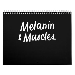 Melanin und Muskeln Schwarz ist ein wunderschönes  Kalender