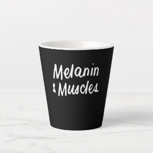 Melanin und Muskeln Schwarz ist ein wunderschönes  Milchtasse