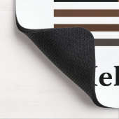 Melanin USA Flag Afrikanisch-Amerikanische Schwarz Mousepad (Ecke)