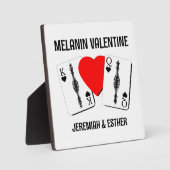 Melanin Valentine BLACK QUEEN KING Fotoplatte (Vorderseite)