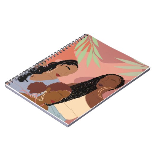 Melanin Vibes II Notizblock (Linke Seite)