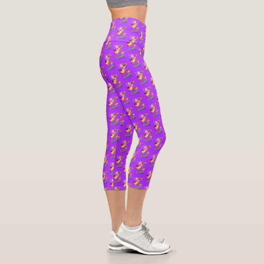 Melanin wächst und bläst capri leggings (Rechts)