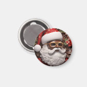 Melanin Weihnachtsschokolade Schwarzer Weihnachtsm Magnet (Vorderseite/Rückseite)