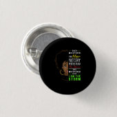 Melanin Women African American Pride Black History Button (Vorne & Hinten)