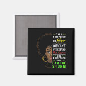 Melanin Women African American Pride Black History Magnet (Vorderseite/Rückseite)