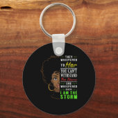 Melanin Women African American Pride Black History Schlüsselanhänger (Vorderseite)