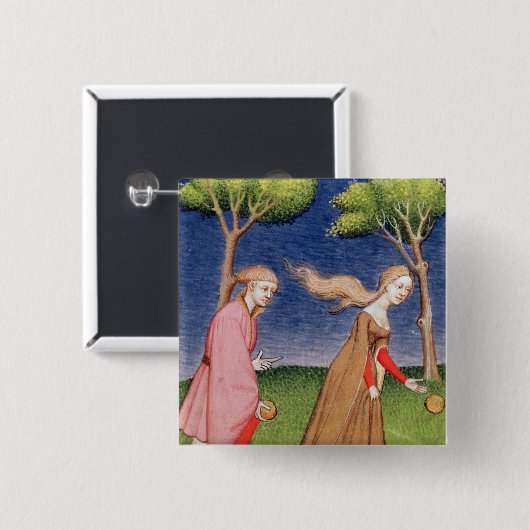 Melanion Rennen gegen Atalanta Button (Vorne & Hinten)