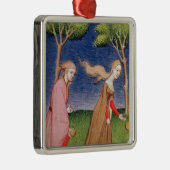 Melanion Rennen gegen Atalanta Silbernes Ornament (Rechts)