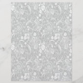 Melanom Awareness Benfit Gray Floral Flyer (Hinten)