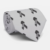 Melanom Awareness Krawatte (Gerollt)