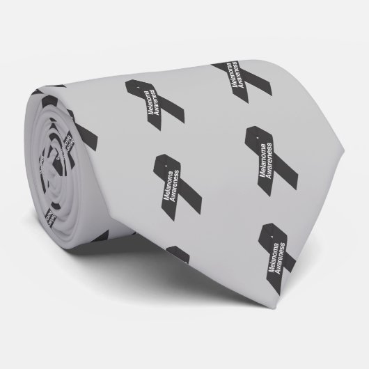 Melanom Awareness Krawatte (Gerollt)