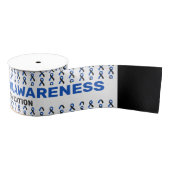 Melanom Awareness Pattern Ribbon Ripsband (Spule)