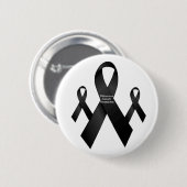 Melanom-Bewusstseins-Knopf Button (Vorne & Hinten)