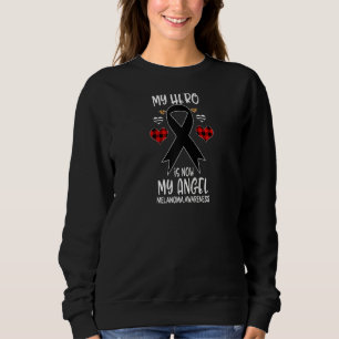 Melanom Bewusstseinserinnerung Helden ist jetzt me Sweatshirt