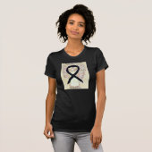 Melanom Cancer Awareness Ribbon Angel Shirt (Vorne ganz)