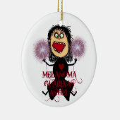 Melanom Cancer Guardian Angel Keramik Ornament (Rechts)