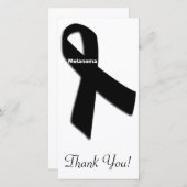 Melanom Dankeskarte (Vorne/Hinten)