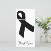 Melanom Dankeskarte (Stehend Vorderseite)