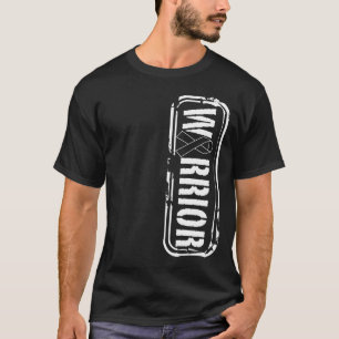 Melanom-Hautkrebs-Bewusstseins-Militär-Krieger T-Shirt