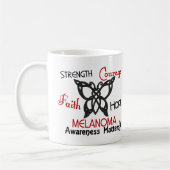 Melanom-keltischer Schmetterling 3 Kaffeetasse (Links)
