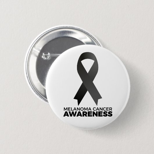 Melanom-Krebs-Bewusstsein Button (Vorne & Hinten)
