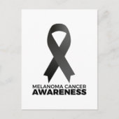 Melanom-Krebs-Bewusstsein Postkarte (Vorderseite)