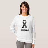 Melanom-Krebs-Bewusstsein T-Shirt (Vorne ganz)