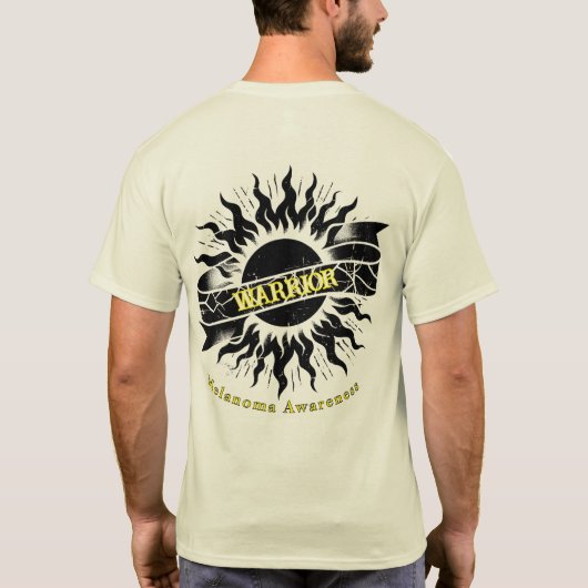 Melanom-Krieger T-Shirt (Rückseite)