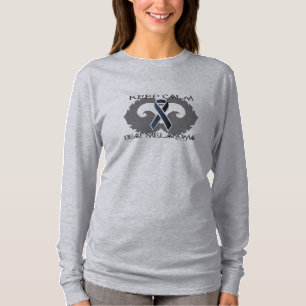 Melanom-ruhige Damen-langes Hülsen-Nano-Shirt T-Shirt