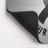 Melanom-Überlebender Mousepad (Ecke)