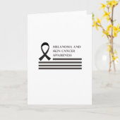 Melanom-und Haut-Krebs-Bewusstseins-Kampf-Krebs Karte (Gelbe Blume)