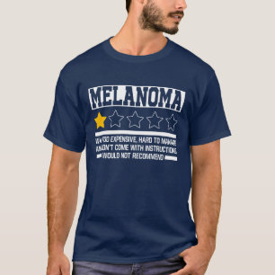 Melanom Warrior Hautkrebs Melanom Bewusstsein T-Shirt