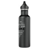 Melanoma Awareness Support Herz Edelstahlflasche (Rechts)