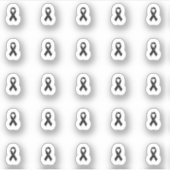 Melanoma Cancer Awareness Vinyl Sticker (Vorderseite)