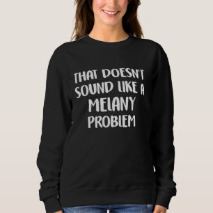 MELANY Personalisierte Niedliche Blume Mädchen MEL Sweatshirt