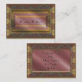 MeLark Celia elegantes II viktorianisch Visitenkarte (Vorne/Hinten)