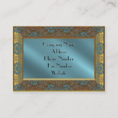 MeLark elegantes II viktorianisch Visitenkarte (Rückseite)