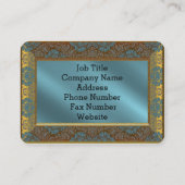 MeLarks elegantes IV viktorianisch Visitenkarte (Rückseite)