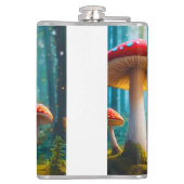 Melasse Pilz Vinyl Wrapped Flask Flachmann (Rückseite)