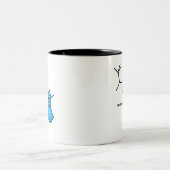 Melatonin Neurotransmitter Zweifarbige Tasse (Mittel)