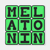 Melatonin, Schlafhilfe Magnet (Vorne)