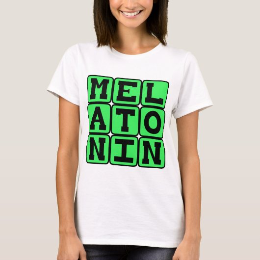 Melatonin, Schlafhilfe T-Shirt (Vorderseite)