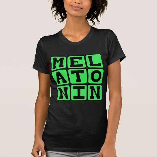 Melatonin, Schlafhilfe T-Shirt (Vorderseite)