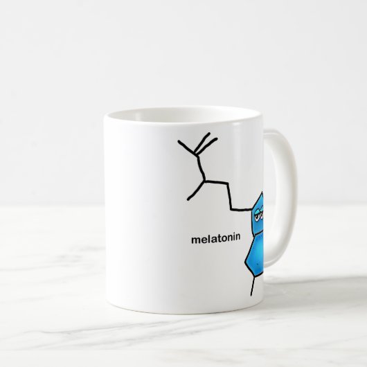 Melatonin-Tasse Kaffeetasse (VorderseiteRechts)
