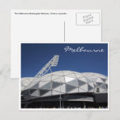 Melbourne-Aami-Stadium Postkarte (Vorne/Hinten)