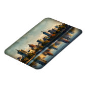 Melbourne Aquarellkunst Magnet (Linke Seite)