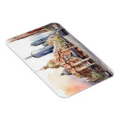 Melbourne Aquarellkunst Magnet (Rechte Seite)
