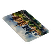Melbourne Aquarellkunst Magnet (Rechte Seite)