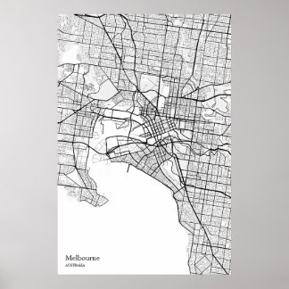 Melbourne AU Wand-Plakatkunst Poster